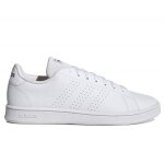 Chaussures - adidas - advantage base - blanc - lacets - synthtique