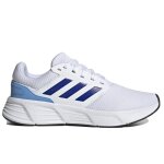 Chaussure de course homme adidas galaxy 6 m - blanc - lacets - plat - synthtique