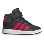 Adidas grand court mid k chaussures pour enfant noir jr0801