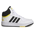 Chaussures - adidas - hoops mid 3. 0 k - blanc - basket - ball - respirant - indoor