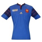 Maillot de rugby - adidas performance - france fr rwc 2015 - bleu - homme - manches courtes