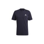 T - shirt adidas essentials embroidered small logo tee bleu - homme / adulte - 100% coton - manches courtes ...