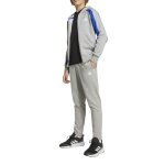 Adidas survtement pour enfant essentials colorblock fleece gris jw2511