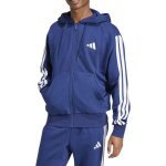 Adidas sweat  capuche pour homme essentials 3 - stripes bleu jd1868