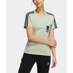 Adidas - tee - shirt manches courtes - vert - 38 - vert clair - tee - shirts et polos femme
