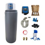 Adoucisseur deau 25l fleck 5800 sxt monobloc volum�trique + kit installation fabrication fran�aise