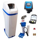 Adoucisseur deau 16l fleck 5800 sxt monobloc volum�trique + kit installation fabrication fran�aise