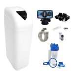 Adoucisseur deau 30l vanne fleck 5600 mc complet bac blanc - kit essentiel
