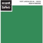 Arosol peinture professionnelle vert jardin 600 ml nespoli