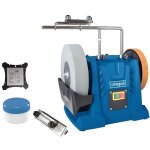 Affuteuse à eau scheppach 250mm - 200w - tiger7000s - electrique - bois - professionnelle Affuteuse à eau scheppach 250mm - 200w - tiger7000s - electrique - bois - professionnelle