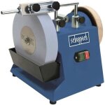 Affteuse  eau - scheppach - tiger 2500 - 200w - 250mm - bleu - orbitale