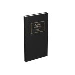 Agenda banquier long lecas privilge 2 volumes noir - rigide - 1 jour par page