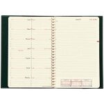 Agenda - quo vadis - note 24 - a5 - couverture plastique grain - reliure spirale