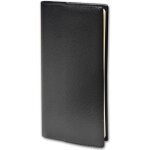 Agenda - quo vadis - planorizon - couverture plastique graine - noir - 88 x 17 cm