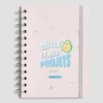 Agenda - mr. wonderful - 2023 - petit format - rose - organisation hebdomadaire