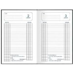 Agenda perptuel - lecas - 1jp - noir - 14x22 cm - 1 page par jour