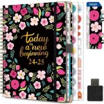 Agenda scolaire - marsee - spirale a5 - 2024 - 2025 - vue hebdomadaire - boucle de stylo