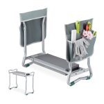 Relaxdays agenouilloir de jardinage pliable soulage les articulations 150 kg max � 2 poches rembourr� ...