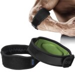 Agptek lot de 2 sangles de coude tennis r�glables et antid�rapantes avec coussinet eva pour tennis golf ...