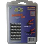 Agrafe � grillage - g�n�rique - omega 20 - acier galvanis� - couleur galva c - bo�te de 1000