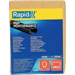 Agrafes grillage plastifi�es noir vr22 de rapid