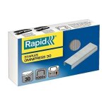 Agrafes - leitz - rapid supreme omnipress 30 - 6mm - gris - 1000 pices