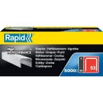 Agrafes - rapid - 53 / 12 - acier haute rsistance - 5000 pices - 114 mm de largeur
