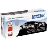 Agrafes - rapid - super strong 26 / 8 + - galvanis� - 1000 pi�ces - mixte