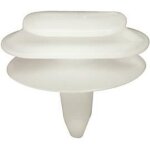 Agrafes - topcar - type u - plastique - 6mm - compatible renault