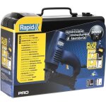 Agrafeuse cloueuse lectrique rapid r606 - systme focused power - coffret inclus