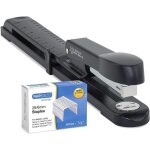 Agrafeuse - long bras - agrafes 26 / 6mm - noir - inclus 5000 agrafes - rapesco