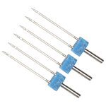 Aiguille double - salutuya - 3 pièces - acier inoxydable - compatible machines à coudre - 4mm Aiguille double - salutuya - 3 pièces - acier inoxydable - compatible machines à coudre - 4mm