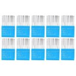 Aiguilles de machine � coudre 75 / 11 - omabeta - 100 unit�s en acier - noir