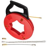 Aiguille tire fil 4mm longueur 25m - tire câble électricien - fibre de verre - embouts chaussette + passe ... Aiguille tire fil 4mm longueur 25m - tire câble électricien - fibre de verre - embouts chaussette + passe ...