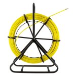 Aiguille tire fil sur d�vidoir - 6mm - longueur 100m - tire c�ble �lectricien fibre de verre