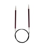 Aiguilles � tricoter circulaires fixes - knitpro - kp47185 - 120 cm - 300 mm - aluminium