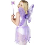 Ailes de papillon pour fille violettes - smiffys - taille unique - pour enfant � partir de 3 ans