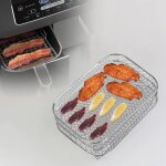Air fryer rack pour dual airfryer support de d�shydratation pour friteuse � air chaud avec double panier ...