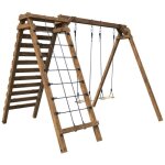 Aire de jeux en bois pour enfants tristan