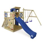 Wickey aire de jeux portique bois smart camp avec balançoire et toboggan bleu cabane enfant extérieure ... Wickey aire de jeux portique bois smart camp avec balançoire et toboggan bleu cabane enfant extérieure ...