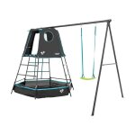 Aire de jeux metal explorer tp toys black edition tour / tapis explorer / balancoire / piscine a balles ...
