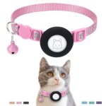 Airtag collier pour chat rflchissant collier pour chat avec clochettecollier gps airtag anti - perte ...