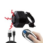 Alarme antivol - sans fil - 110db - 7 niveaux de sensibilit - 2 tlcommandes