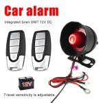 Alarme de voiture système de protection de sécurité dalarme universel de voitures avec 2 télécommandes ... Alarme de voiture système de protection de sécurité dalarme universel de voitures avec 2 télécommandes ...