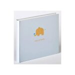Album photo bébé eléphant bleu 25x28 50 pages blanches Album photo bébé eléphant bleu 25x28 50 pages blanches