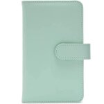 Album photo - fujifilm - instax mini 12 - mint - green - 108 photos - cuir toucher
