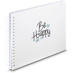 Album photo - hama - good things - 28 x 24 cm - 50 pages blanches - spirale personnalisable