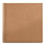 Album photo m�mo - wrinkled - 200 photos - marron - 10x15 cm - papier kraft et bambou