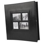 Album photo - vvikizy - 6 pouces - 600 pochettes - cuir pu - noir Album photo - vvikizy - 6 pouces - 600 pochettes - cuir pu - noir