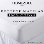 Al�se - homerokk - 180x200cm - 100% coton - lavable � 60�c - forme drap extensible